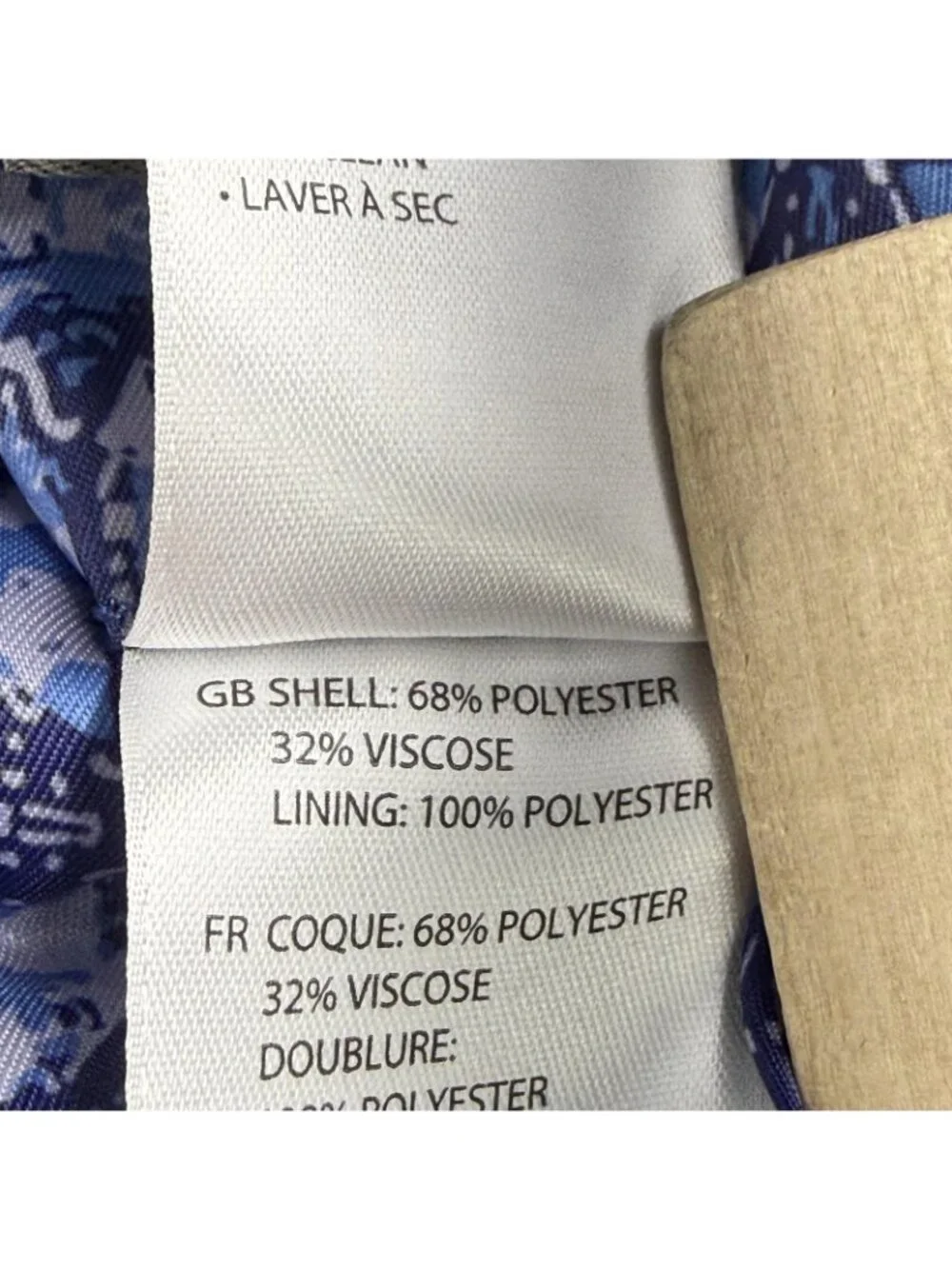 Oak Hill Blazer Mens 2XLT Blue Check Sport Coat Big & Tall Lined Jacket Business